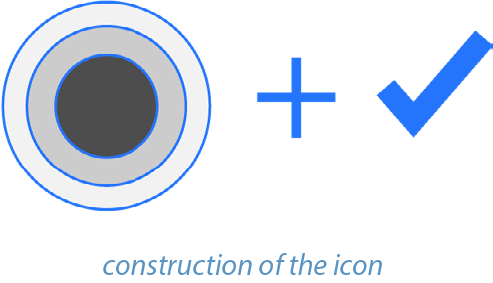 Creating custom web icons process